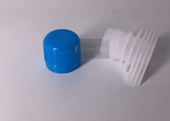 নমনীয় প্যাকেজিং টাকাকড় ক্যাপ ইনজেকশন মডেলিং নীল রঙ PE উপাদান