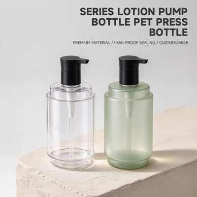গুণমান  470ml PET Lotion Pump Bottle | 28 Thread Custom Cosmetic Packaging | Food-grade recyclable PET, leak-proof, custom color & logo for shampoo, body wash and skincare bulk packaging কারখানা