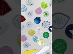 অ্যালুমিনিয়াম ফয়েল ঢাকনা প্লাস্টিকের যৌগিক প্লাস্টিকের কাপ sealing জন্য সিলিং ফিল্ম টিয়ার সহজ