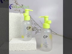 গোলাকার নীচের শ্যাম্পু বোতল প্যাকেজিং প্রেস স্নান তেল বোতল প্লাস্টিক ওয়াশ এবং ঝরনা জেল বোতল