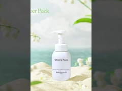 পাইকারি 200 মিলি 300 মিলি 400 মিলি 500 মিলি কসমেটিক পিইটি ফোমিং ক্লিনজার ফেসিয়াল ফোম পাম্প সাবান ডিসপেনসার বোতল