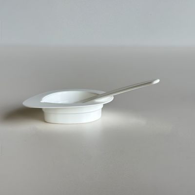 ডিসপোজেবল পিপি কসমেটিক কাপ ৩.৫ মিলি ৫.৫ মিলি অ্যালুমিনিয়াম ফয়েল ঢাকনা সহ