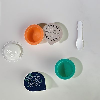 10ml PP হেমিস্ফেরিকাল জেলি কাপ কসমেটিক্সের জন্য কাস্টমাইজযোগ্য