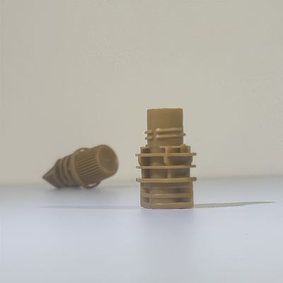 ফুড গ্রেড 10 মিমি পিই প্লাস্টিকের স্ক্রু ক্যাপ ফ্লিপ টপ স্পাউট লিডস শিশুদের জন্য নিরাপদ রিম জেলি পণ্য নমনীয় প্যাকেজ প্যাকেজিং