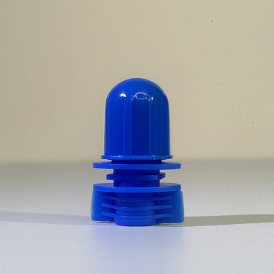 12 মিমি বুলেট হেড প্লাস্টিক PE খাদ্য গ্রেড বহনযোগ্য স্পাউট ক্যাপ শ্যাম্পু প্রসাধনী পণ্য প্যাকেজিং-এর জন্য স্পাউটেড পাউচগুলির জন্য স্ক্রু ক্যাপ