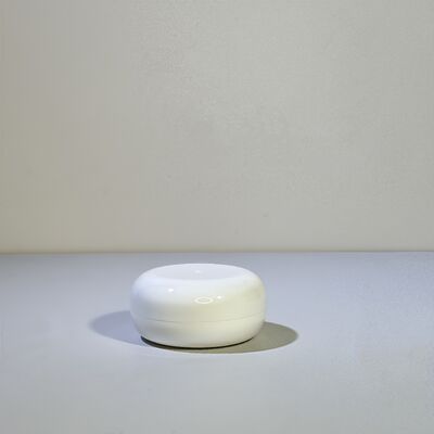 ক্রিম লোশন পণ্যের জন্য ২০ মিলি ৪০ মিলি প্লাস্টিক ফ্ল্যাট গোলাকার কসমেটিক ক্রিম জার