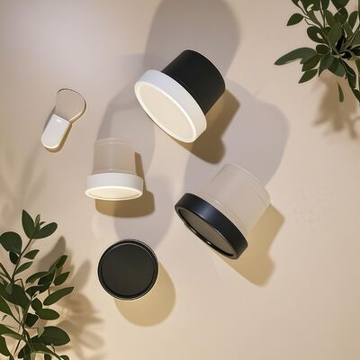 খাদ্য গ্রেড ৫০-১২০ মিলি প্লাস্টিক পিপি জার পেট বেস মেটেরিয়াল কসমেটিক ক্রিম বডি লোশন স্ন্যাকস ক্যান্ডি কুকি জেলি দুধ সংরক্ষণের জন্য