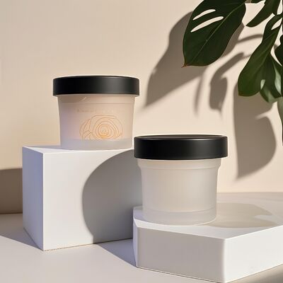 খাদ্য গ্রেড ৫০-১২০ মিলি প্লাস্টিক পিপি জার পেট বেস মেটেরিয়াল কসমেটিক ক্রিম বডি লোশন স্ন্যাকস ক্যান্ডি কুকি জেলি দুধ সংরক্ষণের জন্য