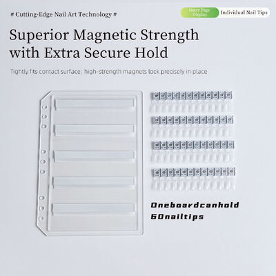 পেশাগত detachable এক্রাইলিক চৌম্বকীয় নখ শিল্প প্রদর্শন বোর্ড 120/180/240 গ্রেডিয়েন্ট রং নখ জেল টিপস জন্য কঠিন প্লাস্টিক টুল