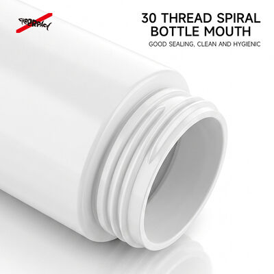 60ml Empty White PET Foam Pump Bottle Refillable Facial Foam Dispenser Custom Cosmetic Foaming Soap Packaging Container