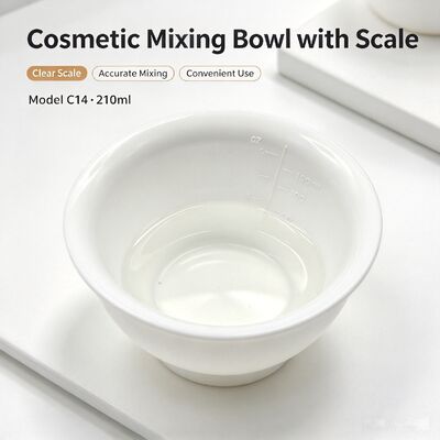 C14 210ml TPE Facial Mask Mixing Bowl | Salon Cosmetic Blending Bowl | Reusable mixing bowl for beauty salon, spa, DIY mask powder & facial cream paste preparation