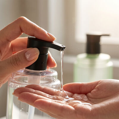 470ml PET Lotion Pump Bottle | 28 Thread Custom Cosmetic Packaging | Food-grade recyclable PET, leak-proof, custom color & logo for shampoo, body wash and skincare bulk packaging